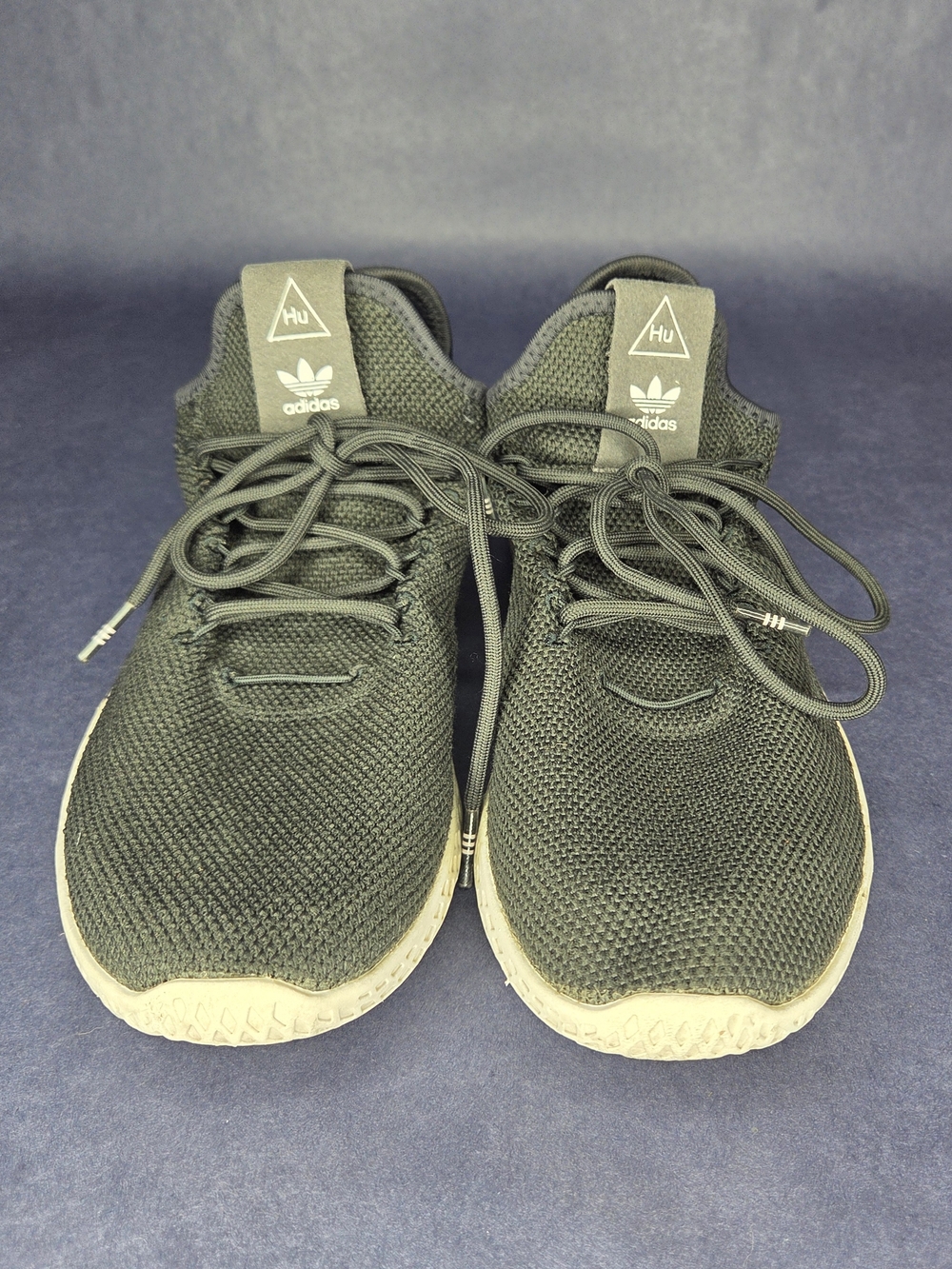 Adidas HU Black Knit Sneakers